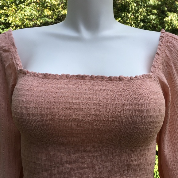AEO adorable stretch ruffled crop top size M - Picture 3 of 7